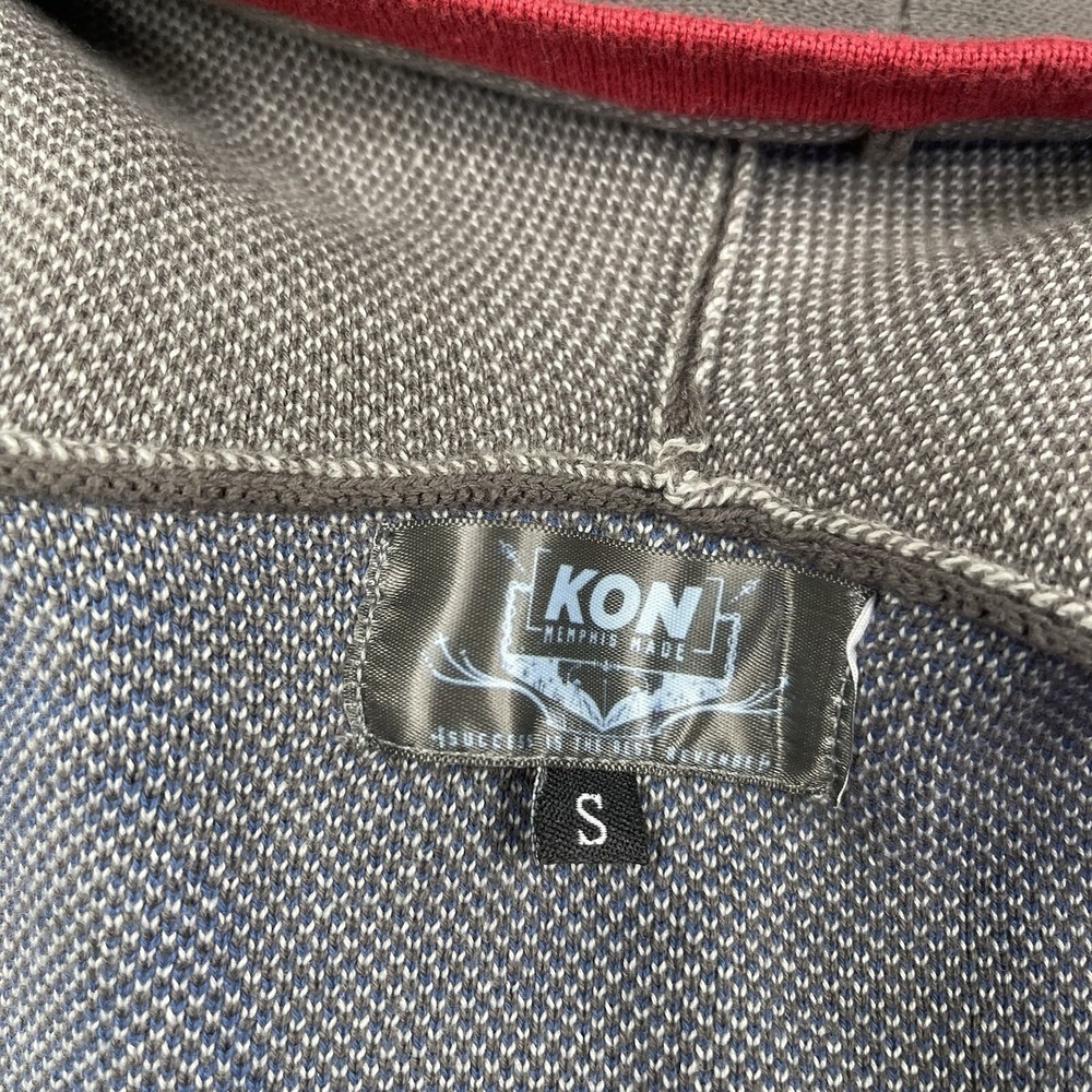 KON Memphis Made Full Zip Hoodie Sweatshirt Unisex Size S Small OS Graphic Print - Picture 11 of 14